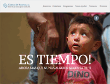 Tablet Screenshot of caritastampico.org.mx